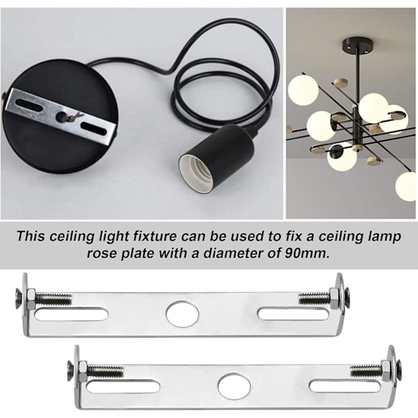Takbelysningsfäste - 4-pack 105 mm takfästen