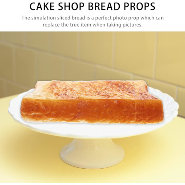 Kunstig brød Fake Toast Simulering Mad Display Model
