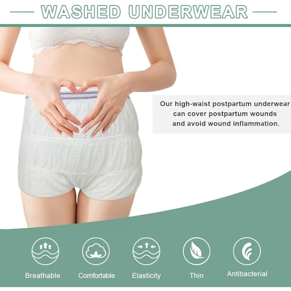 Maternity undertøy Kvinners mesh postpartum undertøy Type C