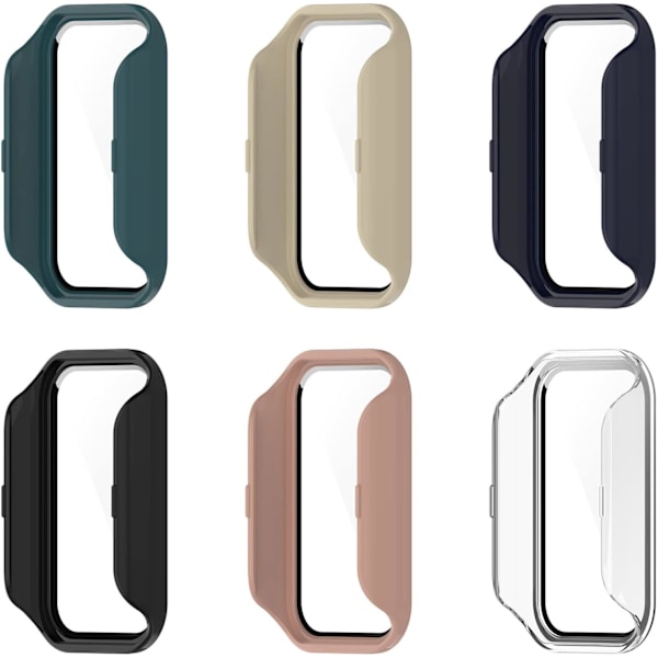 Skärmskydd Avsett för Xiaomi Mi Redmi Smart Band 2 Fodral Smartwatch Tillbehör Fullt Skyddande Skärmskydd Fodral för Redmi Smart