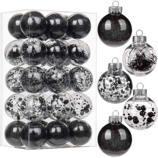 30 st julgranskulor 2'' krossäkra julgranskulor set