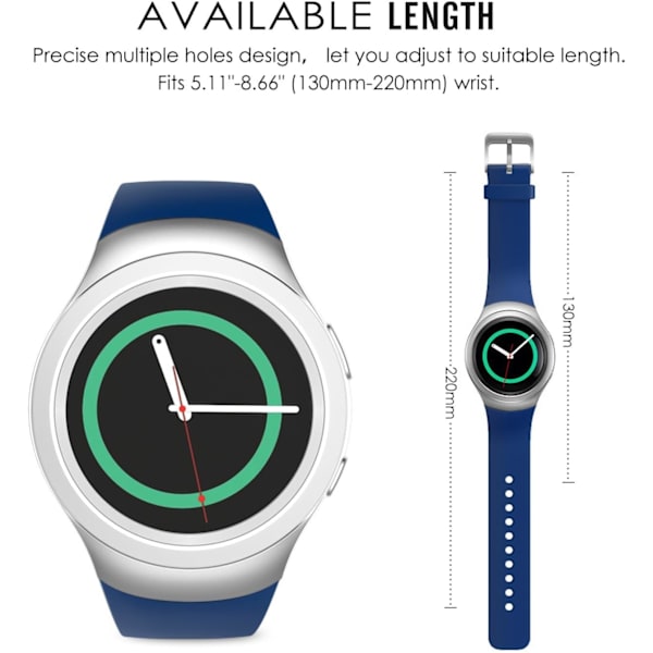 Ur kompatibel med Gear S2 (S2 SM-R720 / SM-R730