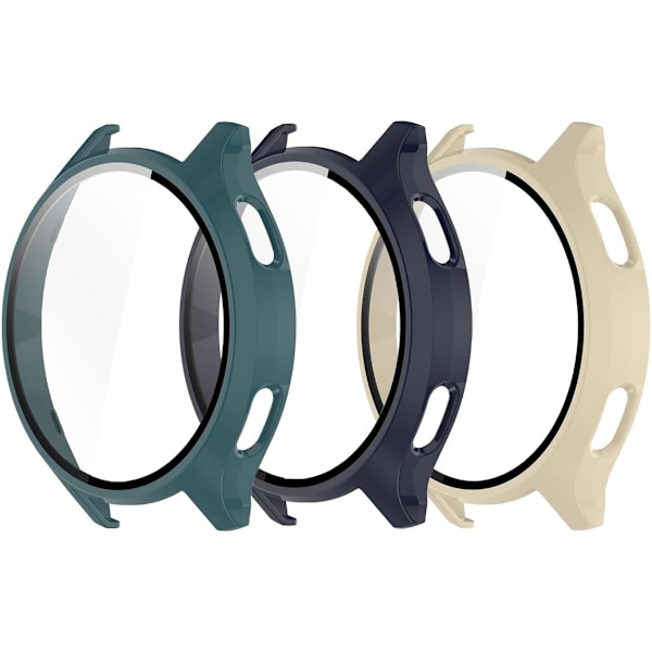 3-pack Skärmskydd Fodral för Xiaomi Watch 2, Fodral Kompatibelt med Xiaomi Watch 2 (Grön+Blå+Elfenben) Grön+Blå+Elfenben