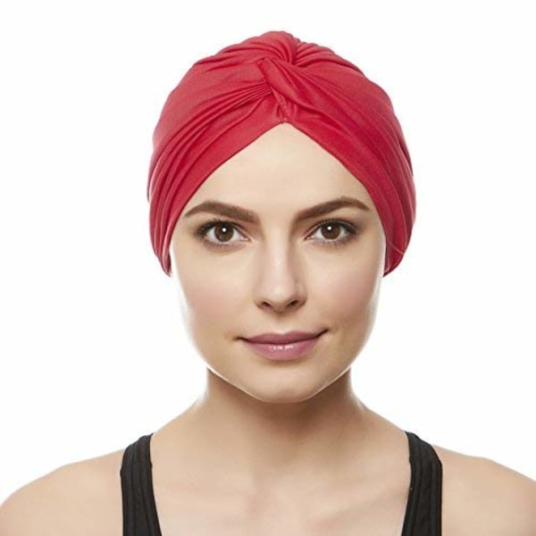 Badeturban til kvinder - Rød