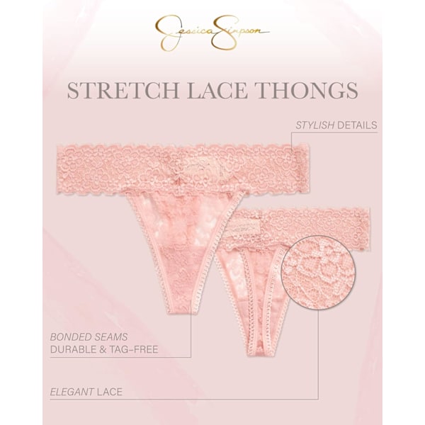 Damunderkläder - 5-pack Stretchiga trosor i mikrofiberspets