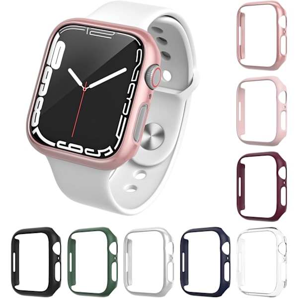 8-pack Apple Watch 45 mm fodral, ultratunt skydd (inget skärmskydd)