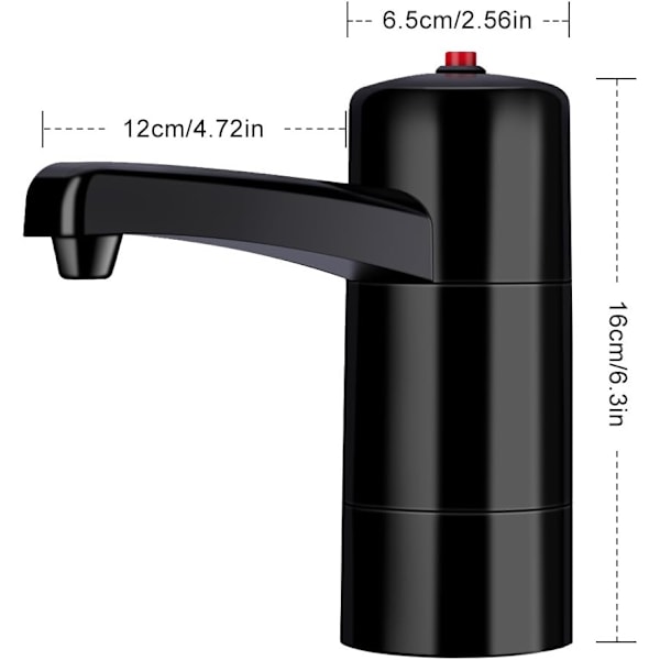 Automatisk elektrisk vandpumpe dispenser pumpeflaske