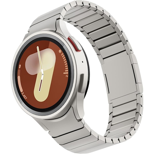 Kompatibel med Galaxy Watch 7 6 5 4 Band 40mm 44mm, rustfritt stål med magnetisk lås uten gap Band Galaxy Watch 5 Pro/6 Classic/4