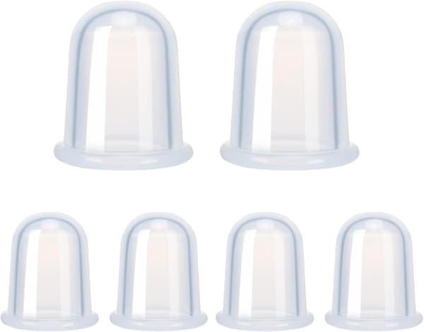 Silikone Cupping Terapi Sæt - Cupping Sæt til Massage Terapi - Cellulitefjerner Cupping Sæt - Anti Cellulite Kop Massager, Vakuum Suge Massage