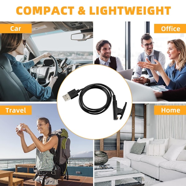Lader kompatibel med Garmin Vivomove Hr Approach S20