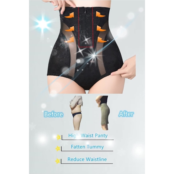 Shapewear til kvinder, mavekontrol trusser, body shaper trusser, numseløfter, høj