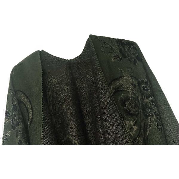 Färgblock Dam Schal Wrap Snygg Öppen Front Poncho Cape