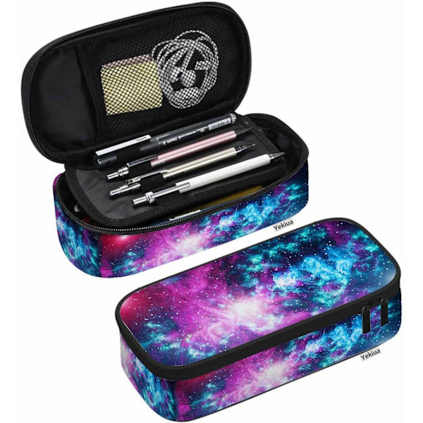 Glxies Spce n Bg Universe Blck Holes Elements Lrge ncil Cse Big Cpcity ncil Pouch ncil Holder MultiColor-40 MultiColor-A40