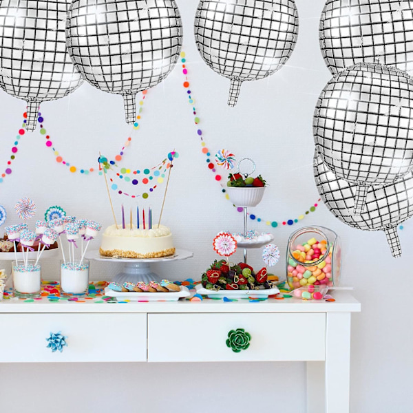 5 st 22 tums 4D Discoballonger