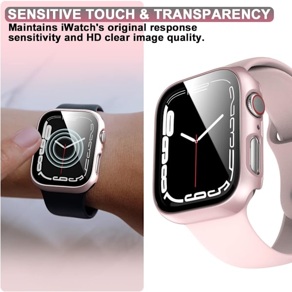 6-pak hård PC-etui til Apple Watch 40Mm Se(2022) Series 6/Se/5/4