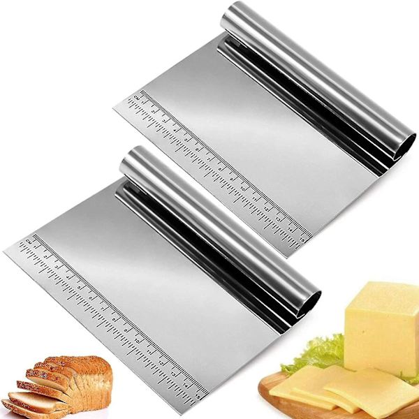 Rustfrit dejskraber kort stor rustfrit dej