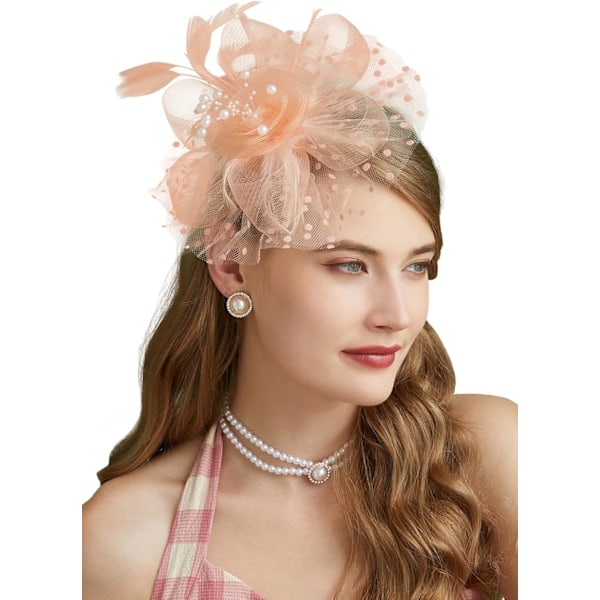 Fascinator Hat for Women Tea Party Headband Kentucky Derby Wedding