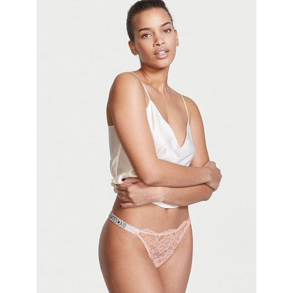 Shine Strap Thong Underkläder för kvinnor, mycket sexig kollektion
