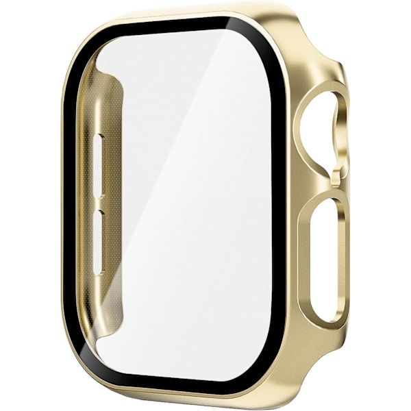 Yhteensopiva Apple Watch Series 10 46mm -kotelon kanssa, jossa on sisäänrakennettu näytönsuoja, erittäin ohut puskurisuoja PC-kovamuovikansi iskunkestävät mattapintaiset lisävarusteet