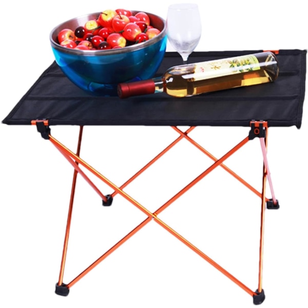 Hopfällbart campingbord för utomhusbruk, matbord i aluminiumlegering, hopfällbart picknickbord, stabilt, multifunktionellt hopfällbart bord för utomhusbruk för matlagning, vandring,