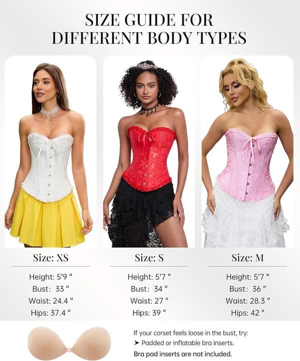 wxsp Korsett Toppar för Kvinnor, Bustier Shapewear Underkläder, Spets Midja Push Up Bodysuit Rosa X-Large