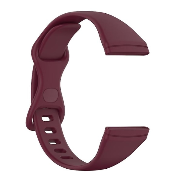 Universell TPU-klockarmband för Fitbit Versa 4 / Versa 3 / Sense Wine Red