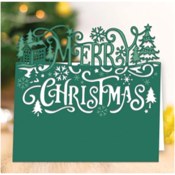 Glædelig jul kant metal die cuts - DIY Scrapbooking Decor