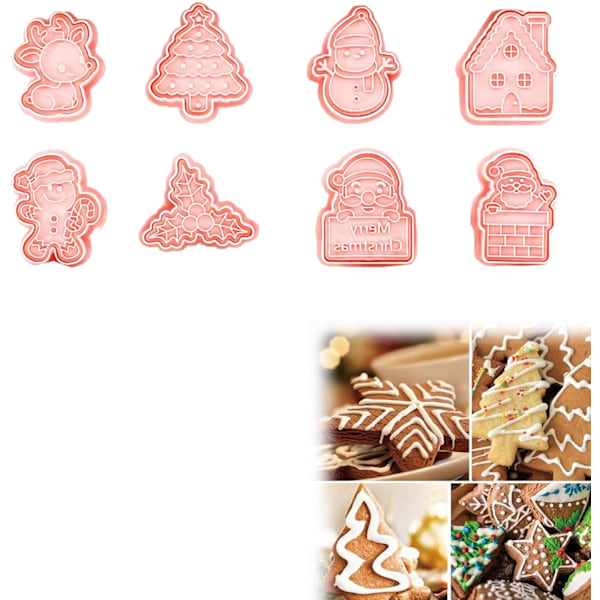 Jul Cookie Cutter Set - 3D Plast Kakformar