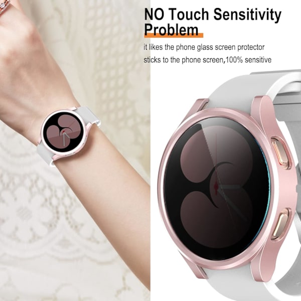 [3+3 Pakke] Privacy Screen Protector Case til Samsung Galaxy Watch 5