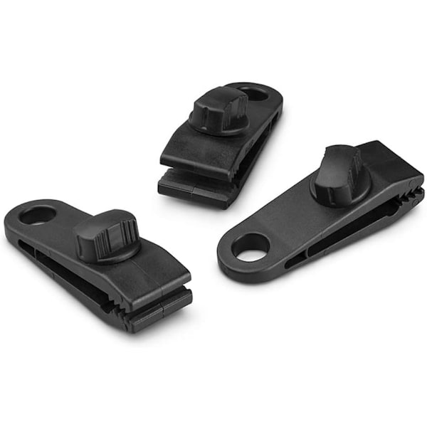 6PCS presenningklämmor - kraftiga låsgripklämmor för camping och presenningar