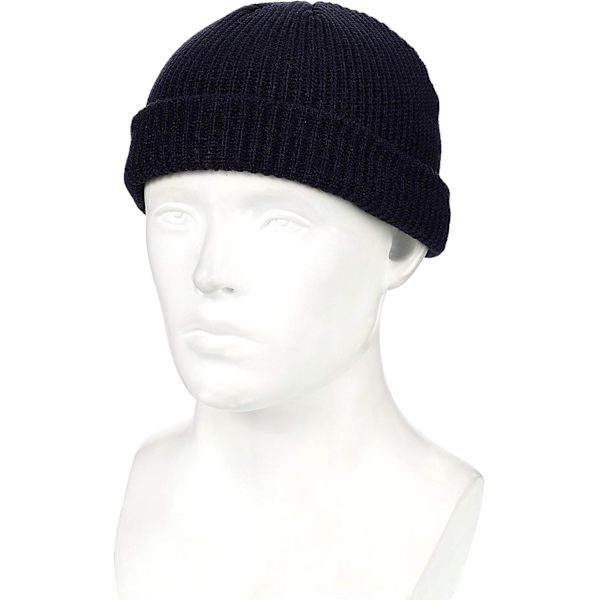 2 stk. Vinter Kort Fiskerhue Beanie Hat Trawler Beanie Watch Hat Kant