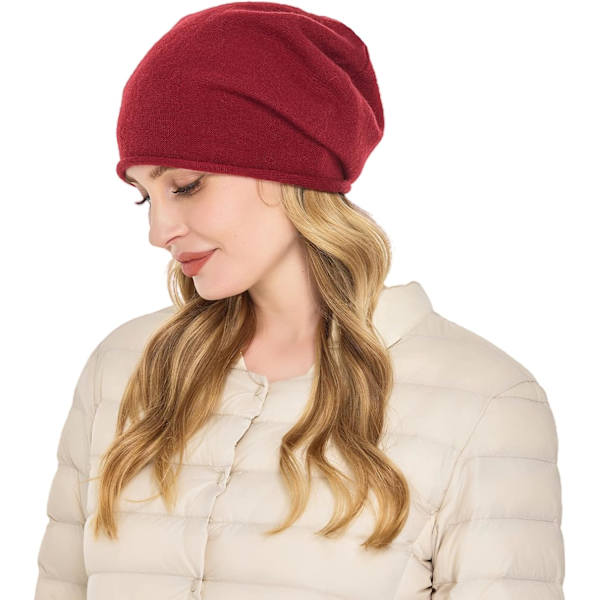 Sticka Slouchy Beanie Huer Til Kvinder Vinter Huer Blød Varm