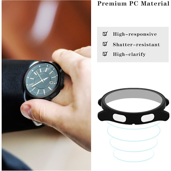 12-pak etui kompatibel med Galaxy Watch 4 etui 44