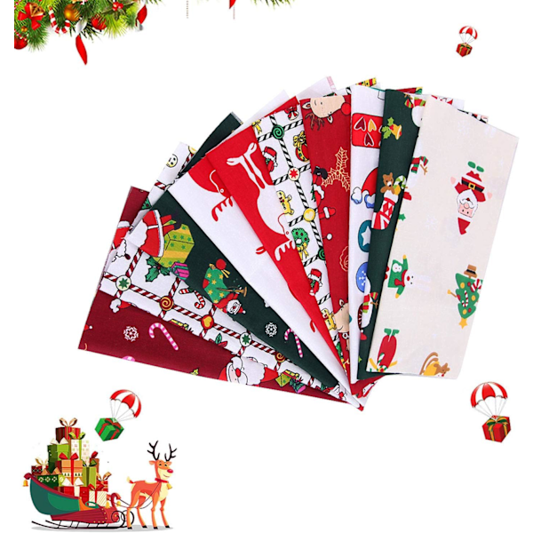 Julklappstyg - Bomullslappmaterial för DIY