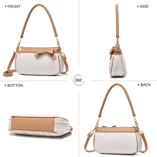 Lille Tote Skuldertasker Punge til Kvinder Retro Klassiske Crossbody Tasker Søde