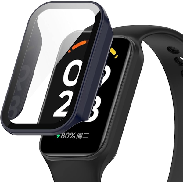 Skärmskydd Avsett för Xiaomi Mi Redmi Smart Band 2 Fodral Smartwatch Tillbehör Fullt Skyddande Skärmskydd Fodral för Redmi Smart