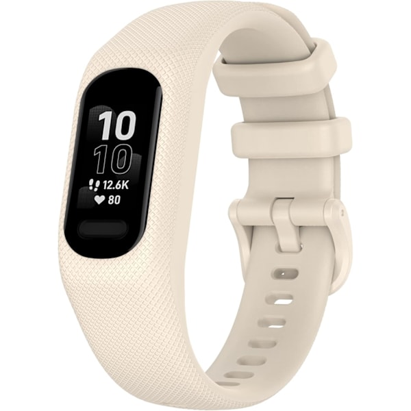 Silikonebånd kompatibel med Garmin Vivosmart 5, blødt og fleksibelt