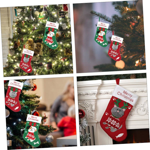 1 Stk Julstrumpor Julstrumpor Barn Julstrumpor Barn Julgodisstrumpor Julstrumpor Ornament Julgransprydnad Present