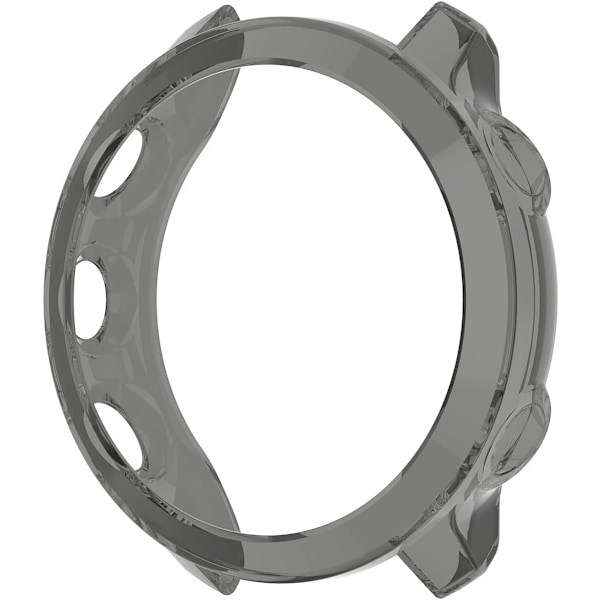 Skärmskyddsfodral Kompatibelt för Garmin Forerunner 55, Mjukt TPU Stötsäkert Fodral Skyddande Skal Stötfångare Skydd för Forerunner 55 Smartwatch (B