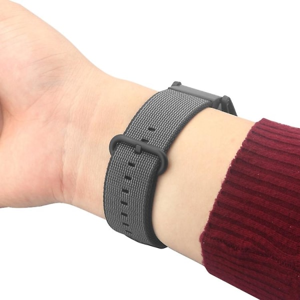 Til Garmin Fenix 5 Quick Release Nylon Watch Band PDW Black