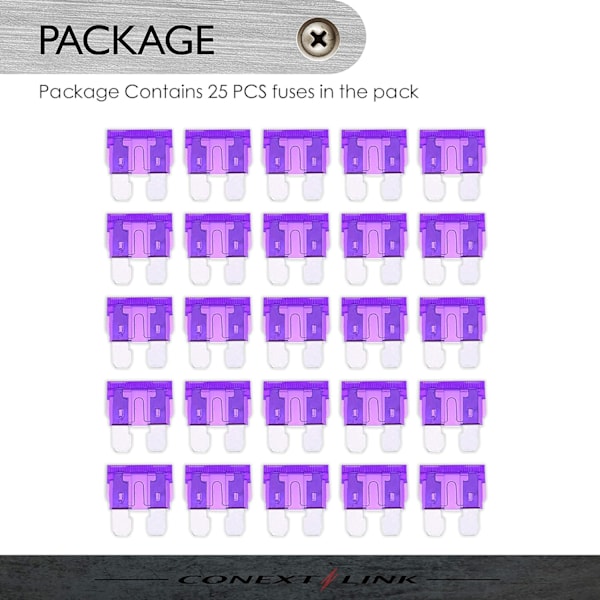 ATC-säkring 25-pack (3 Amp) - ATC3-25 (14300)