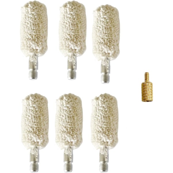 12 Gauge Bore Mop Gun Cleaning Brushes (6 Pieces)