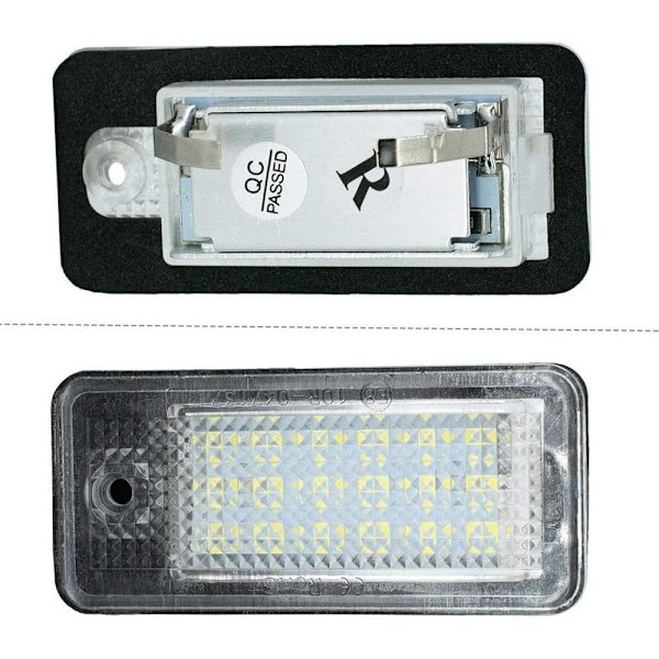 LED Nummerplade Pære 18 SMD til Audi A3/S3/A4/S4/A5/S5/A6/S6/A8/S8/Q7