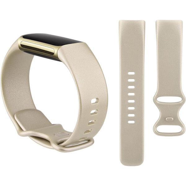 4-pak bløde silikoneerstatningsremme til Fitbit Charge 5