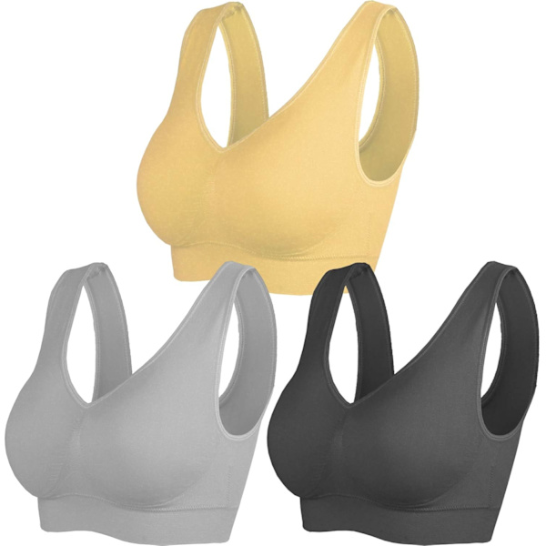 3-pak Dam Ultimate Comfy M Support Sømløs Trådløs