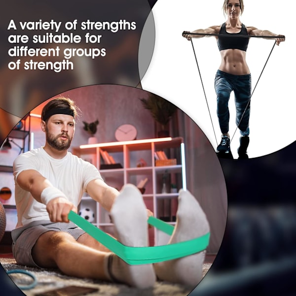 10 st Eercise Wrkut  fr Wmen Men Heavy Duty Pull up Assistance  Eercise Lp  fr Wrking ut Physical Therapy Shape Muticolor