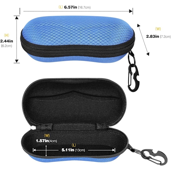 EVA Semi Hard Shell Case, Unisex skyddande fodral