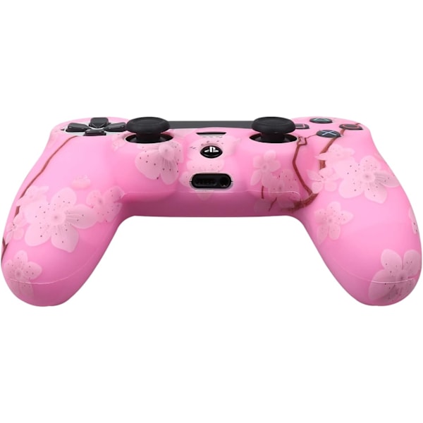 Ps4 Sakura Silikon Controller Skins med 8 tommelgreps