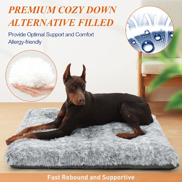 Hundesenge til mellemstore hunde Fixerbare Deluxe hyggelige hundekennel senge