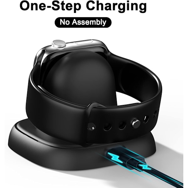 Lader for Apple Watch, Iwatch Ladestasjon med USB C